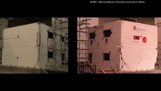 Shaking table tests: Symmetric Reinforced vs.Symmetric Unreinforced