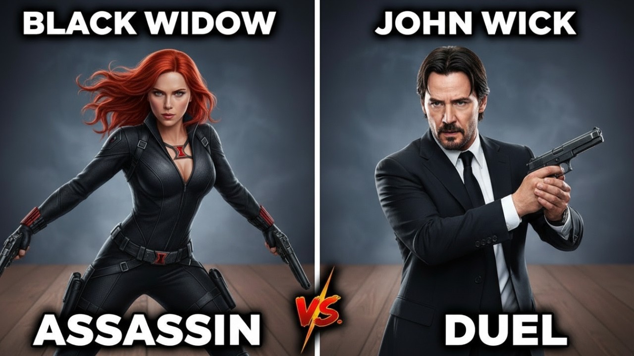 Black Widow vs John Wick – who is the ultimate assassin? - YouTube