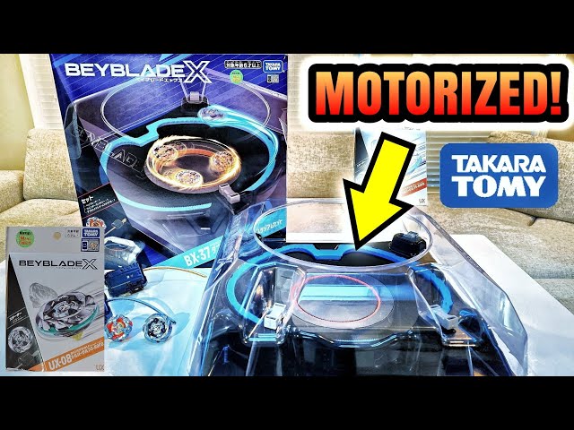 MOTORIZED Beyblade X DOUBLE XTREME STADIUM Set & Silver Wolf