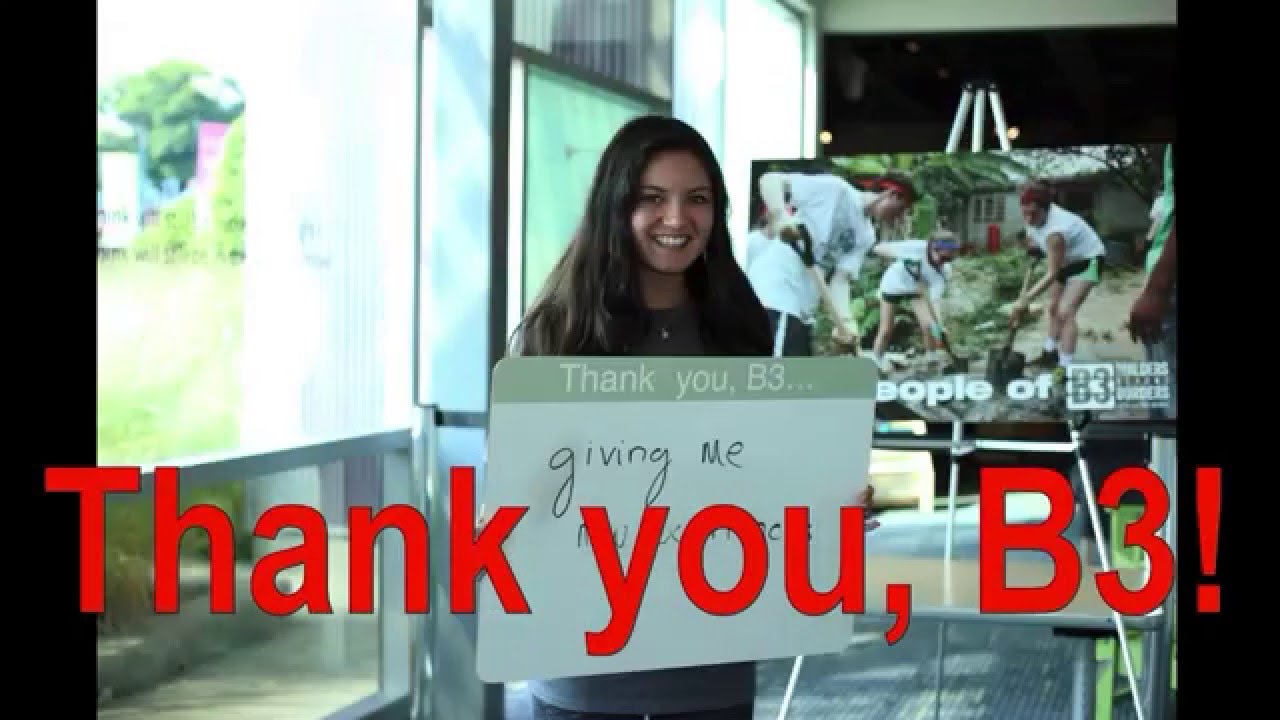 2015 - Gratitude - Builders Beyond Borders (B3)