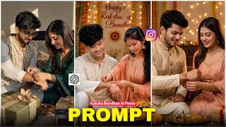 Trending Raksha Bandhan AI Photo Editing Prompt | How to Create Rakhi AI Photos? screenshot 1