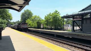 2025-07-30 MBTA Fitchburg Line train 414 departs South Acton