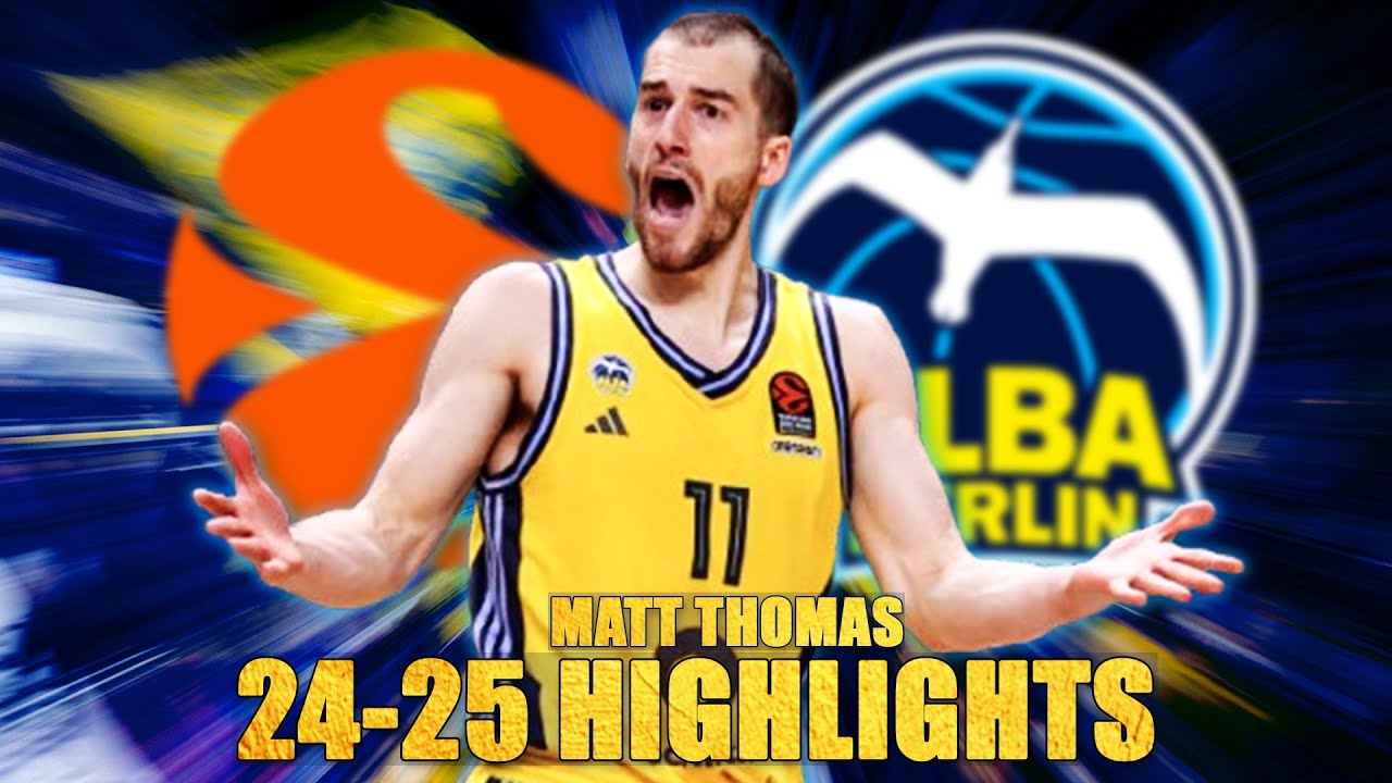 Matt Thomas HIGHLIGHTS 24-25 SEASON 🎯 Welcome to Besiktas?! 🖤🤍