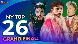 Eurovision 2024 | GRAND FINAL - My Top 26 Resimi