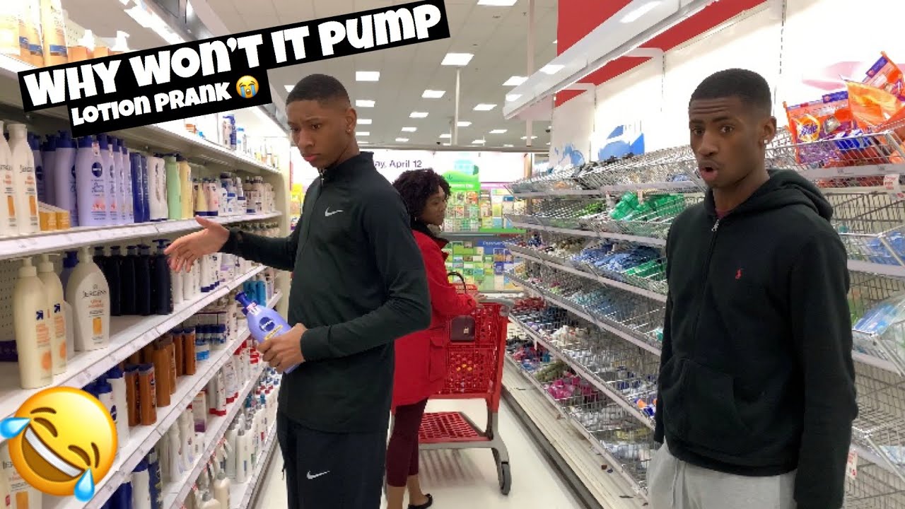 “WHY WONT IT PUMP??” LOTION SQUIRT PRANK YouTube