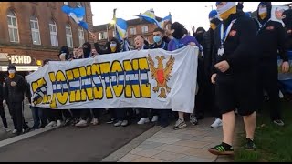 St Johnstone Football Fans on Minard Road in Shawlands before Heading to Hampden Park to Play Celtic