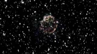 3C461 Cassiopeia A Supernova Remnant, zoom into