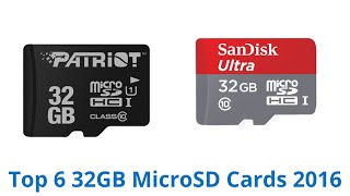 6 Best 32GB MicroSD Cards 2016