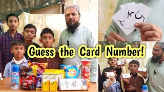 Mind-Blowing Challenge: Guess the Card Number #challengevideo