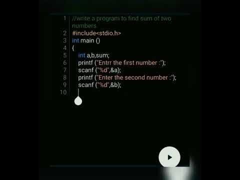 c programming for beginners|sum of two numbers in c - YouTube
