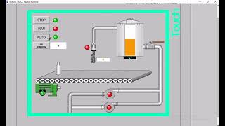 Bottle Filling System Simulation with WINCC Flexible / Step 7 and Lader Logic