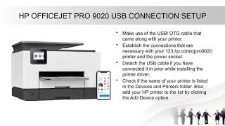 Hp Officejet Pro 9020 Setup And Driver Install Support Youtube