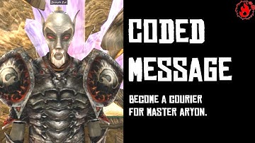 Coded Message - House Telvanni Walkthrough (TES III Morrowind)