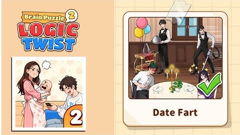 Brain Puzzle 2: Logic Twist Level 13 | date fart Gameplay