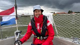 My First Sail on the New Boat: Sailing her Home Through Strong Winds - Ep. 2 [EN]