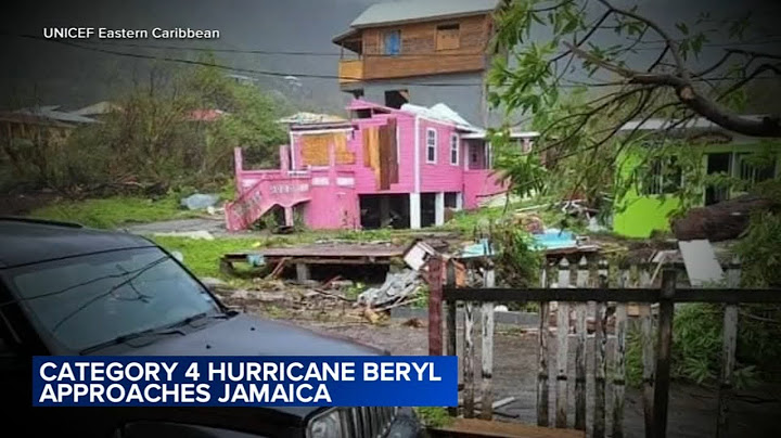 Beryl heads toward Jamaica as a major hurricane after ripping through southeast Caribbean