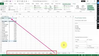 Pivot quick filter | Data analysis techniques in excel