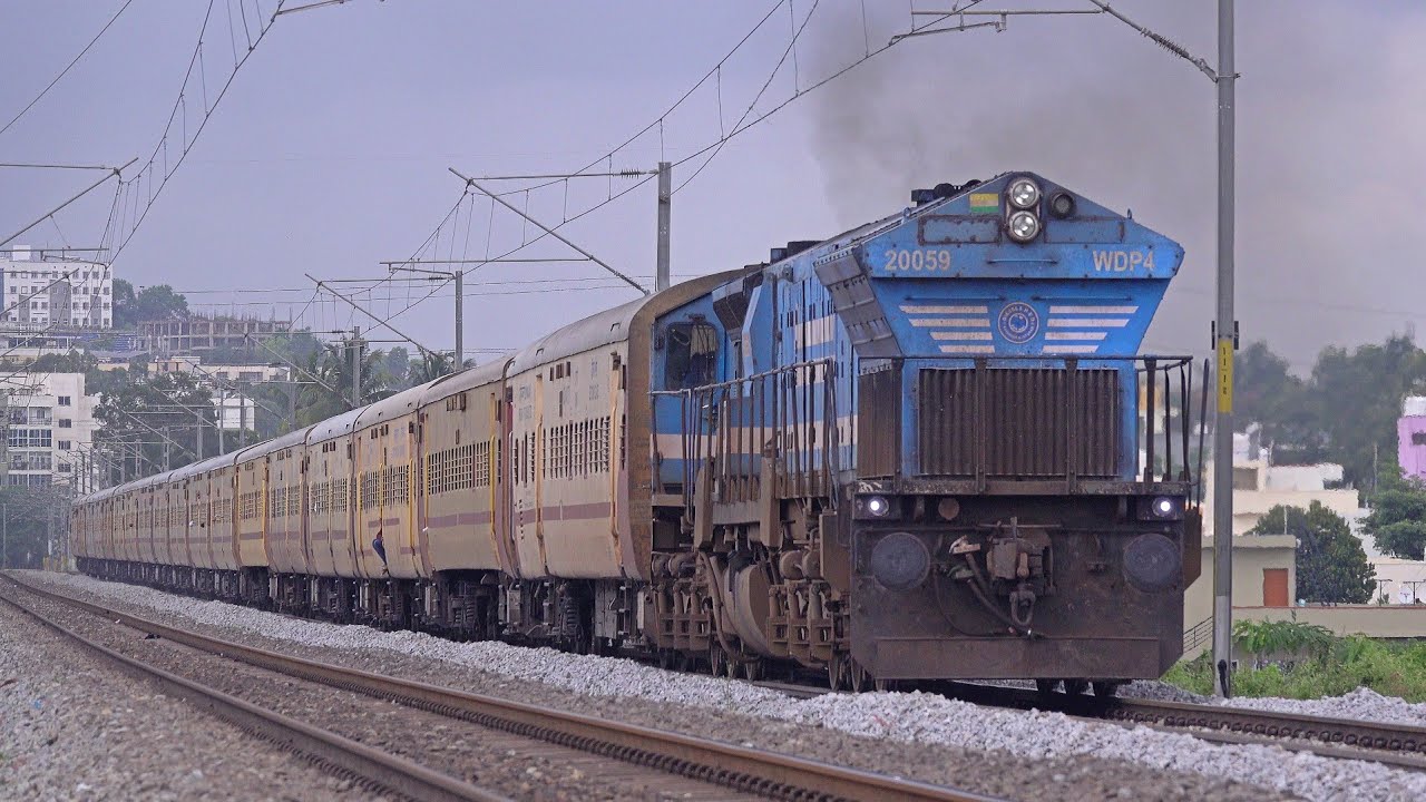 6-in-1 MAD ACCELERATION & ROARING EMD's OF SWR | THE FINAL DIESEL RUN AT BENGALURU URBAN: PART - 82