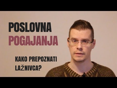 Video: Kako Prepoznati Lažnivca?