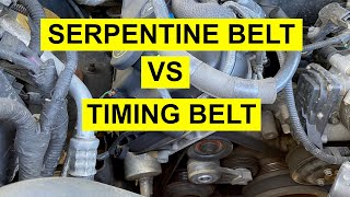 Serpentine Belt Vs Timing Belt - What Is The Difference
