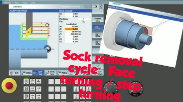 Stock removal cycle - G90 Step turning cycle SIEMENS CNC turning ( step turning programming)- part 2