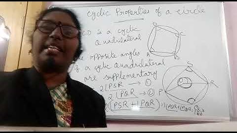 Circles (Cyclic Properties),Part-1,Class 10, ICSE, Mathematics