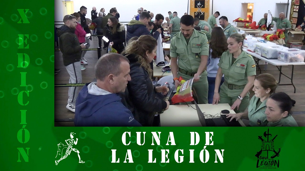 Comienza la recogida de dorsales para la X Cuna de la Legión