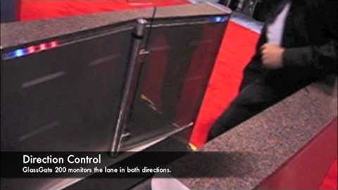 Glass Turnstiles -- Direction Control Guaranteed