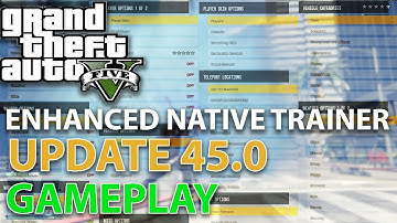GTA 5 Enhanced Native Trainer UPDATE 45.0 One Hour Gameplay | SUPER POWERFUL GTA V TRAINER 2020