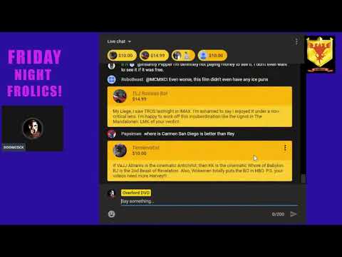 Friday Night Frolics 125,000 Sub Celebration! Rise of Skywalker Discussion and Review!