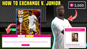 The website is currently experiencing a high volume of network traffic - Exchange V. Junior