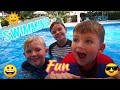 Kids swimming  aussie family fun  family vlog