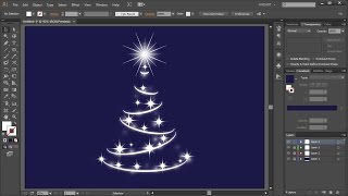 How to Draw a Christmas Tree in Adobe Illustrator | 3