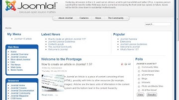 How to create a menu item points to an article in Joomla! 1.5
