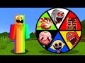 DO NOT SPIN THE SCARY WHEEL! (Cocomelon,CursedThomas,Villager,AmongUs,LemonMonster(XboxOne/PE/MCPE)