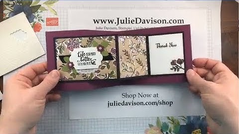 Fun Fold Series: Double Z Fold Card