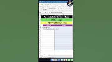Auto Serial Numbers in Excel – Impress your boss