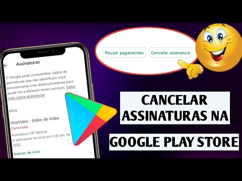 COMO CANCELAR ASSINATURAS DE APLICATIVOS NA PLAY STORE 2022 