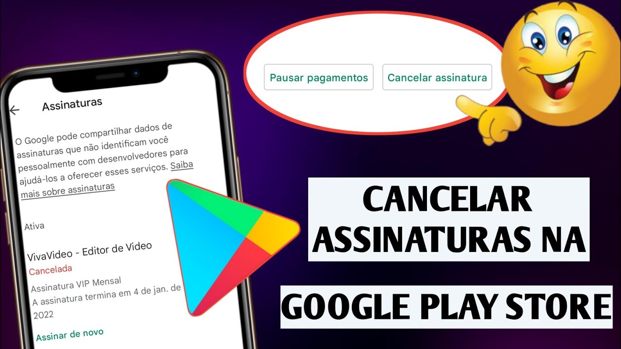 Como cancelar uma assinatura no Google Play Store - Positivo do