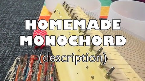 HOMEMADE 28 STRING MONOCHORD - I MADE A MONOCHORD! | Sound Healing | Sound Meditation | Sound Bath