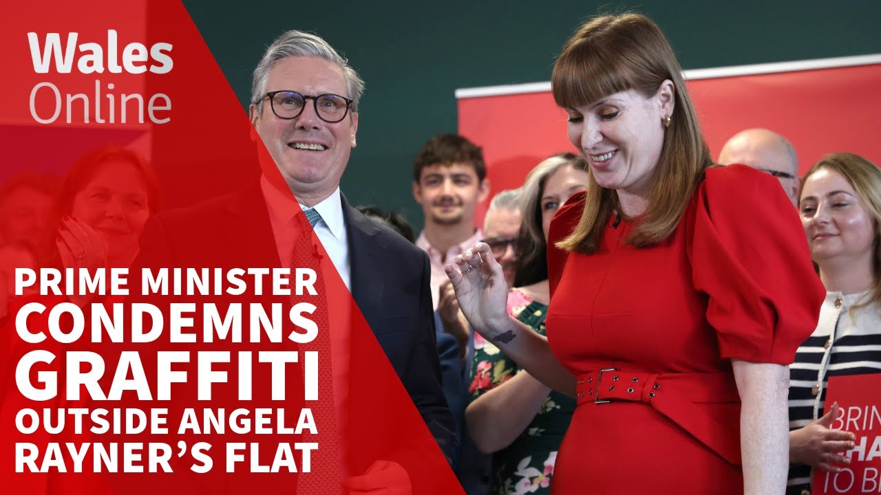 Rayner Graffit Prime Minister condemns graffiti outside Angela Rayner’s flat - YouTube