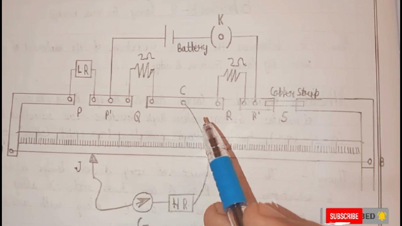 Carey Foster's Bridge Experiment | Practical File, Carey foster,s