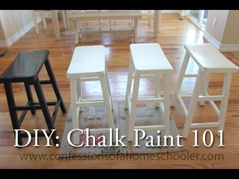 Diy Chalk Paint 101 You, How To Paint A Bar Stool