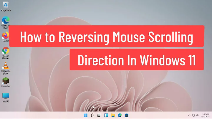 How to Reverse Mouse Scrolling Direction In Windows 11