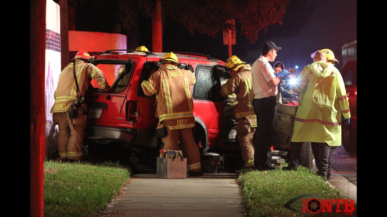 Extrication crash on Belcher Road in Largo YouTube