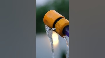 Fluid dynamic: Continuity in action! #shorts  #shortvideo  #facts