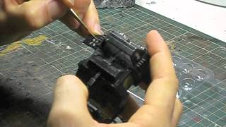 Iron Hands Landspeeder Tutorial   8   Weathering & Detailing