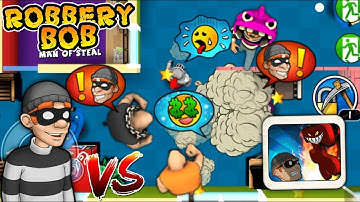 Robbery Bob - Prison vs Robbery Bob 2 Gameplay Walkthrough Ep 63