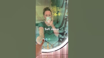 Baltic Mirror Sofi changing brightness and color temperature