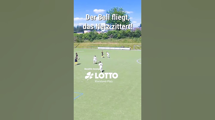 Der Ball fliegt das Netz zittert!